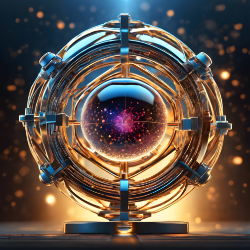 สร้างภาพอะตอมหนึ่งอะตอมกำลังถูกส่องด้วยกล้องจุลทรรศน์กำลังขยายสูง