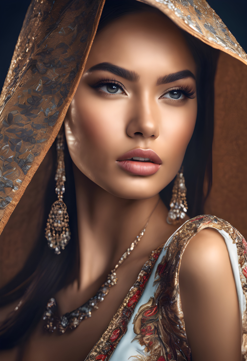 สร้างรูป นางแบบลูกครึ่ง น่ารัก ในลุคดูแพง สมจริง เหมือนจริงที่สุด