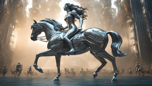 สร้างภาพ ศิลปะการติดตั้ง, เซอร์เบอรัสโลหะเงินขนาดยักษ์, ลัทธิแห่งอนาคต, นิยายวิทยาศาสตร์, มูลนิธิภูเขาที่ว่างเปล่า, หุ่นยนต์ไซเบอร์ขนาดเล็กและแข็งแกร่ง, ความคิดสร้างสรรค์ขนาดยักษ์ที่มีความละเอียดสูง, คุณภาพสูง, รายละเอียดสูง, การถ่ายภาพเชิงพาณิชย์ที่มีความคมชัดสูง, พื้นหลังสีอ่อนของนิยายวิทยาศาสตร์ สมจริง