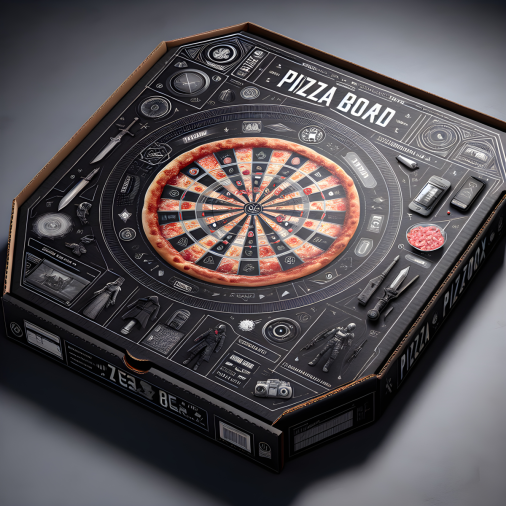 ออกแบบกล่องพิซซ่าให้มีความคล้ายกล่องบอร์ดเกม เหมาะกับเกมเมอร์ มีความเท่